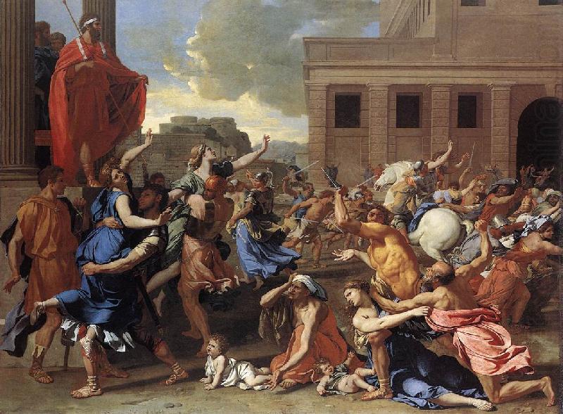 The Rape of the Sabine Women, Nicolas Poussin